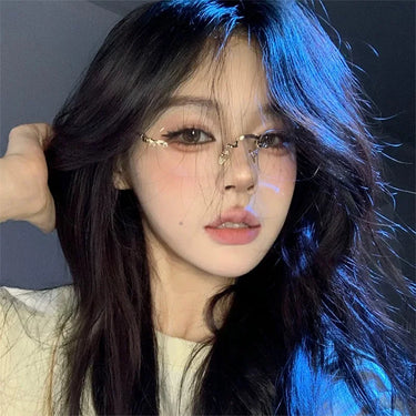 Retro Square Frame Eyeglass